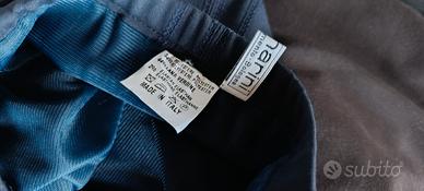 gonna midi blu marino 