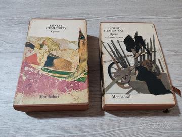 Ernest Hemingway Opere Volume 2 e 3 1964 Cofanetto