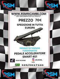 PEDALE ACCELLERATORE SMART 451