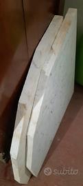 Coppia soglie di marmo Carrara travertino per casa