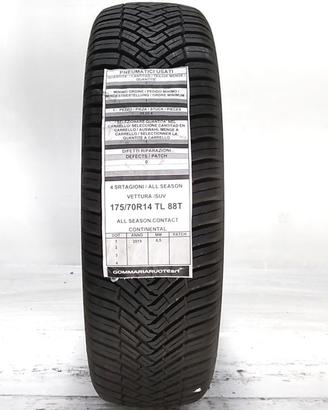1 PNEUMATICO USATO 175/70R14 88T AS CONTINENTAL GO