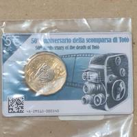 5 euro moneta morte di totò collezione vintage ret