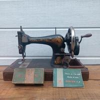 Macchina da cucire SINGER Antica + Manuale 15 M