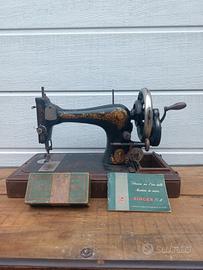 Macchina da cucire SINGER Antica + Manuale 15 M