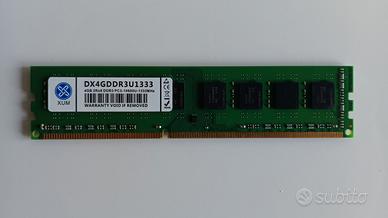 Ram DDR3 16 GB - 4 moduli da 4 GB
