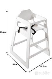 Seggiolone Bolero DL833 in legno – NUOVO SIGILLATO