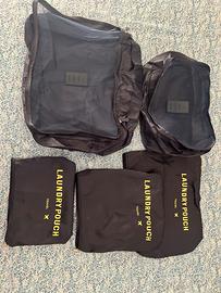 Set da viaggio blu scuro