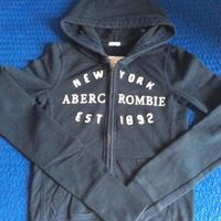 Felpa bimbo Abercrombie blu taglia S