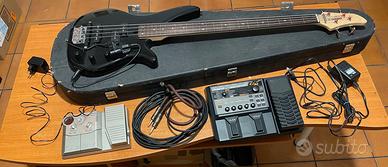 Basso elettrico Yamaha + Roland GR-20 + Zoom 607 B