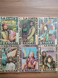 Lotto 14 libri Emilio Salgari vintage