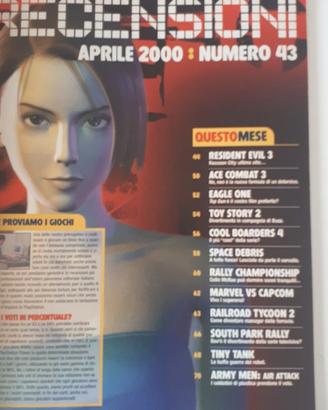 rivista playstation 1 power 2000 resident evil 3