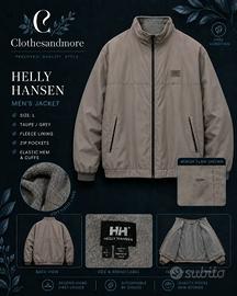 Giacca Helly Hansen uomo L grigia con pile