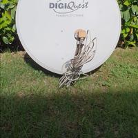 Parabola satellitare completa di occhio, attacchi