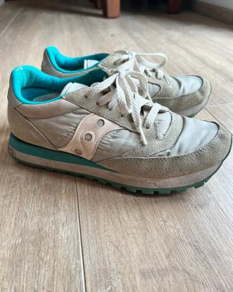 Sneakers Saucony Jazz Grigio/Azzurro, EU 38.5