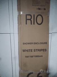 cabina doccia semicircolare 70x70