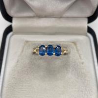 Anello 9 carati Vintage Cianite 