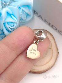 charm originale Pandora cuore mamma