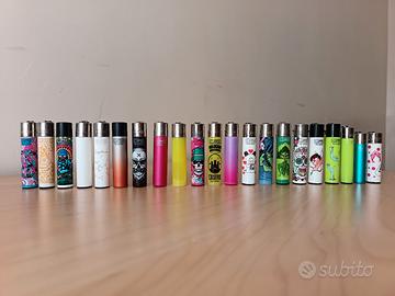 set 21 accendini clipper da collezione