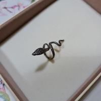 Anello in argento 925 con serpente