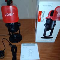 Microfono a condensatore Joby Wavo Pod con stand