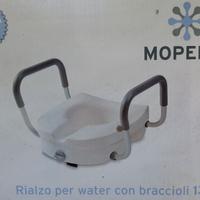 Rialzo per water con braccioli