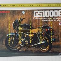 Suzuki GS 1000 G 1980 depliant italiano originale