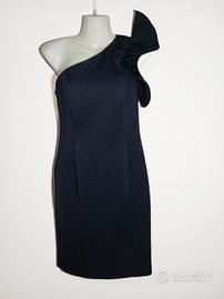 Elegante Abito blu scuro a tubino per eventi XS/S