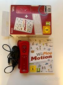 Controller wii rosso + wii Play Motion + nunchuck