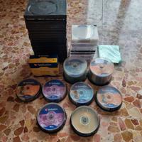 Stock CD e DVD Vergini + Custodie Singole e Doppie