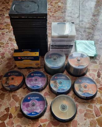 Stock CD e DVD Vergini + Custodie Singole e Doppie