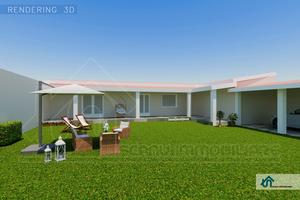 Rustico da completare con giardino a Villagreca