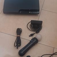 PS3 slim + accessori + 11 giochi 