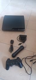 PS3 slim + accessori + 11 giochi 
