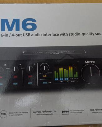 MOTU M6 Scheda Audio Professionale USB - 