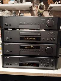 impianto Sony S7 completo vintage 4 pezzi