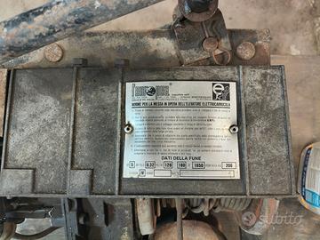 Paranco elettrico a cavo