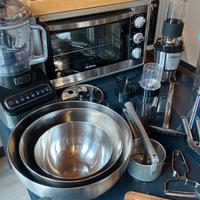 Kit cucina completo: Ninja, Ariete, ghisa e più