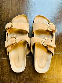 Sandali bassi in pelle Stradivarius – N. 37