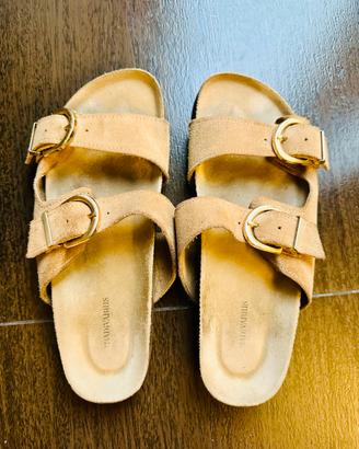 Sandali bassi in pelle Stradivarius – N. 37