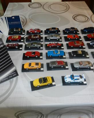 Modellini MASERATI (collezione completa 25 pezzi)