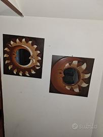 Coppia quadretti specchio