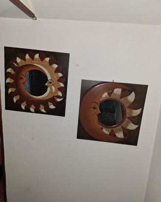 Coppia quadretti specchio