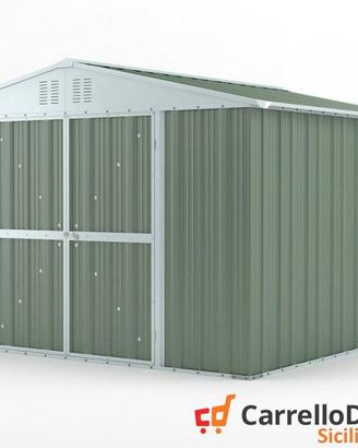 Box struttura lamiera Acciaio 327x307 verde