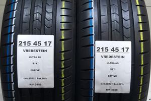 2 GOMME 215 45 17 VREDSTEIN RIF3959