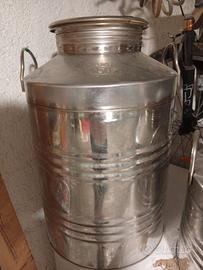 Bidone acciao inox 50 litri 