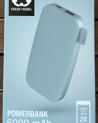 Powerbank  6000 mAh double power Fresh 'n Rebel