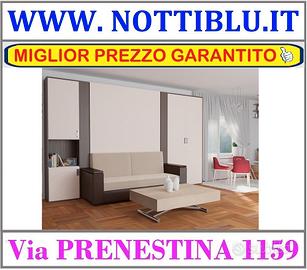 Letto a Scomparsa MAGNUM 2p MATERASSO OMAGGIO