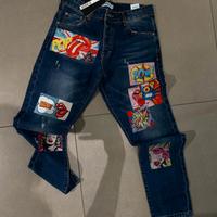 jeans stile pop art