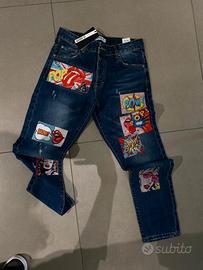 jeans stile pop art