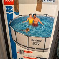 Piscina rotonda come nuova 3.66 x1.22